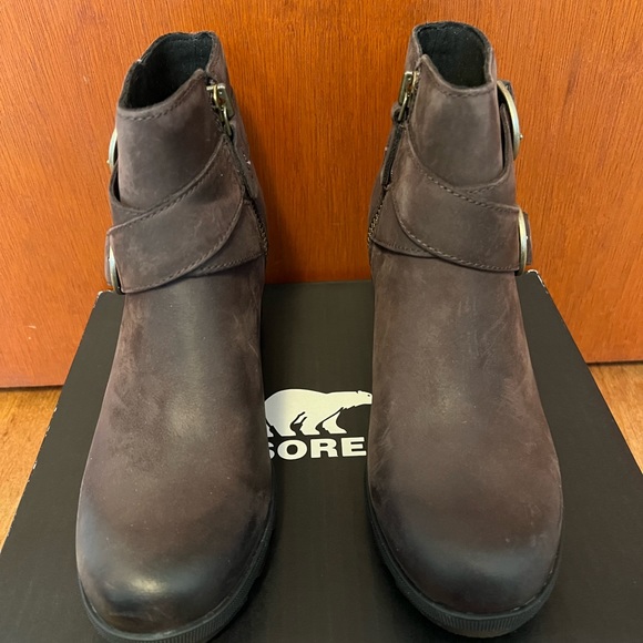 Sorel Joan of Arctic Moto Wedge Bootie NIB 7 - Picture 5 of 7